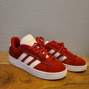 Adidas Women's Grand Court Alpha - Better Scarlet Cloud White Gold, Size 9